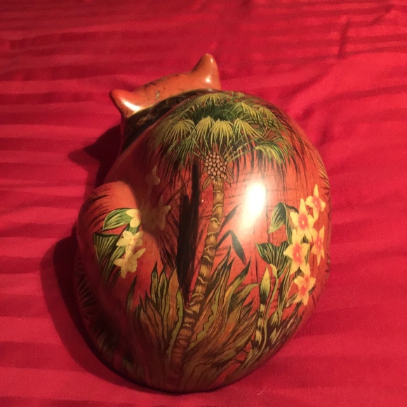 Vintage orange sleeping cat. - Picture 3 of 6